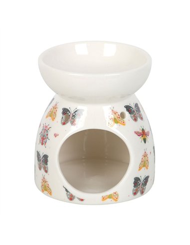 Floral Bug Print Oil Burner and Wax Warmer FB_00226