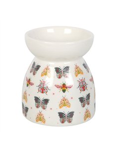 Floral Bug Print Oil Burner and Wax Warmer FB_00226