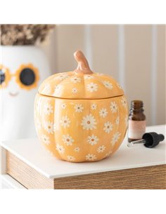 Groovy Floral Pumpkin Oil Burner GR_74225 2