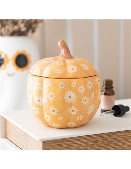 Groovy Floral Pumpkin Oil Burner GR_74225 - pic 139374 | FastDaddyshop