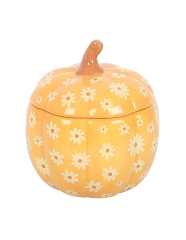 Groovy Floral Pumpkin Oil Burner GR_74225