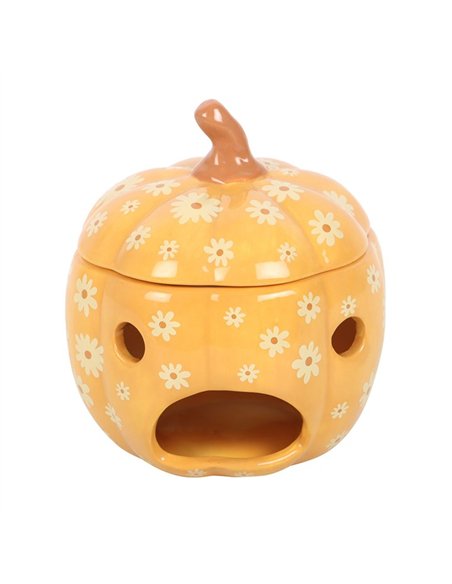 Groovy Floral Pumpkin Oil Burner GR_74225 - pic 139377 | FastDaddyshop