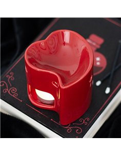 Red Heart Oil Burner and Wax Warmer LO_35925 2