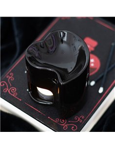 Black Heart Oil Burner and Wax Warmer LO_36025 2