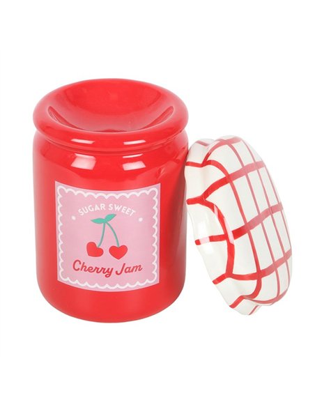 Cherry Jam Jar Oil Burner and Wax Warmer LS_32725 - pic 139418 | FastDaddyshop