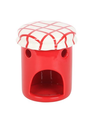 Cherry Jam Jar Oil Burner and Wax Warmer LS_32725