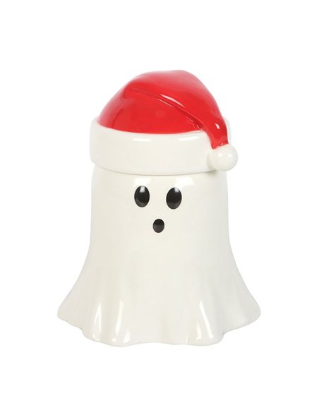 Ghost with Santa Hat Oil Burner and Wax Warmer ME_27326 - pic 139422 | FastDaddyshop