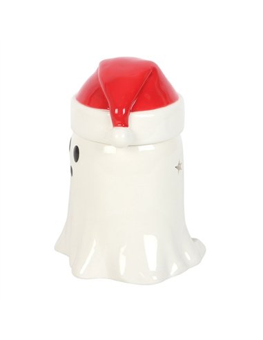 Ghost with Santa Hat Oil Burner and Wax Warmer ME_27326
