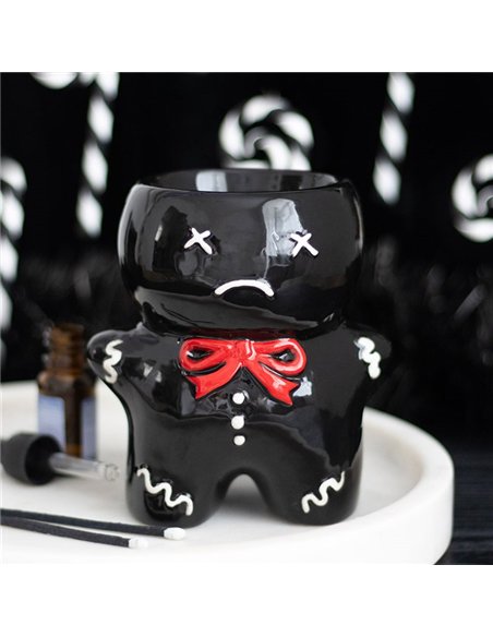 Black Gingerdead Man Oil Burner and Wax Warmer ME_27426 - pic 139427 | FastDaddyshop