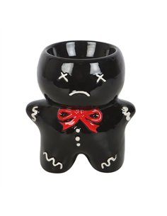Black Gingerdead Man Oil Burner and Wax Warmer ME_27426