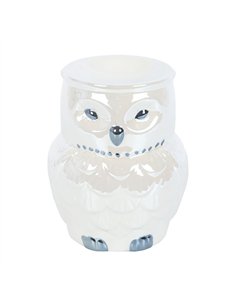 Owl Shaped Iridescent Oil Burner and Wax Warmer MF_38925