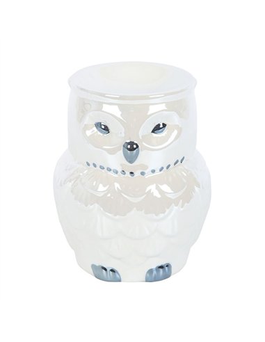Owl Shaped Iridescent Oil Burner and Wax Warmer MF_38925