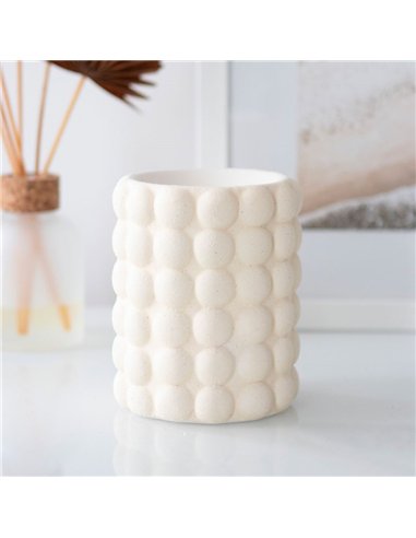 Cream Speckle Bubble Oil Burner MN_47922