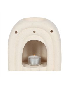 Cream Speckle Arch Oil Burner MN_48122