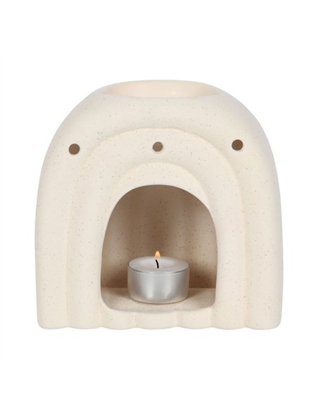 Cream Speckle Arch Oil Burner MN_48122 - pic 139449 | FastDaddyshop