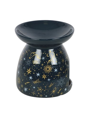 Blue Starry Night Oil Burner and Wax Warmer NT_24926