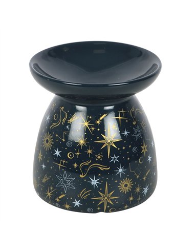 Blue Starry Night Oil Burner and Wax Warmer NT_24926