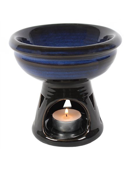 Deep Bowl Blue Oil Burner and Wax Warmer OB_04722 - pic 139508 | FastDaddyshop