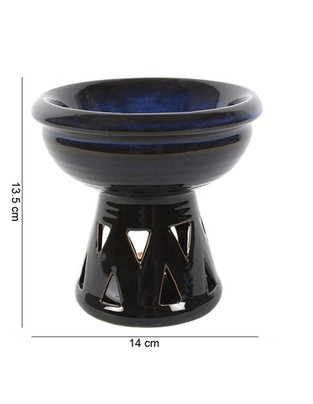 Deep Bowl Blue Oil Burner and Wax Warmer OB_04722 - pic 139509 | FastDaddyshop