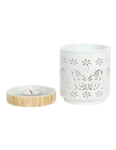 Matte Ceramic Butterfly Oil Burner OB_19927 - pic 139536 | FastDaddyshop