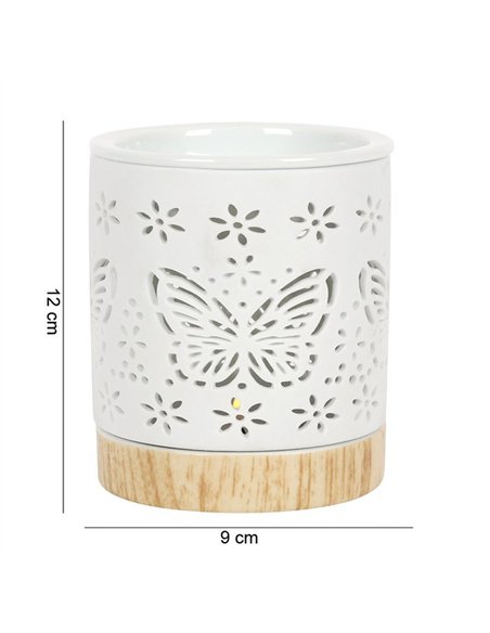 Matte Ceramic Butterfly Oil Burner OB_19927 - pic 139539 | FastDaddyshop
