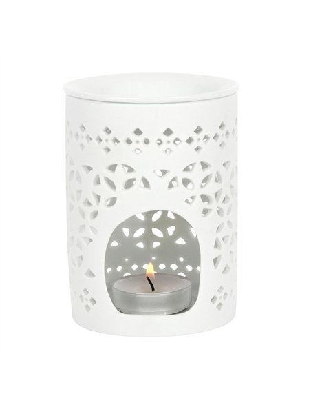 White Matte Cut Out Oil Burner  OB_20227 - pic 139549 | FastDaddyshop