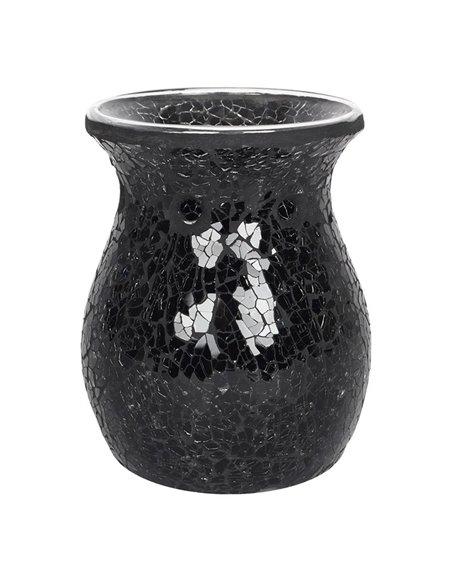 Large Black Crackle Oil Burner and Wax Warmer OB_23638 - pic 139605 | FastDaddyshop