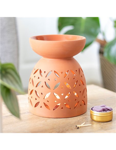 Giant Terracotta Oil Burner and Wax Warmer OB_25831 - pic 139610 | FastDaddyshop