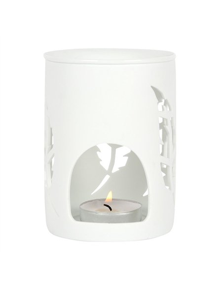 White Feather Cut Out Oil Burner OB_34530 - pic 139670 | FastDaddyshop