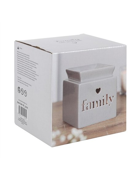 Grey Family Cut Out Oil Burner and Wax Warmer OB_35030 - pic 139683 | FastDaddyshop