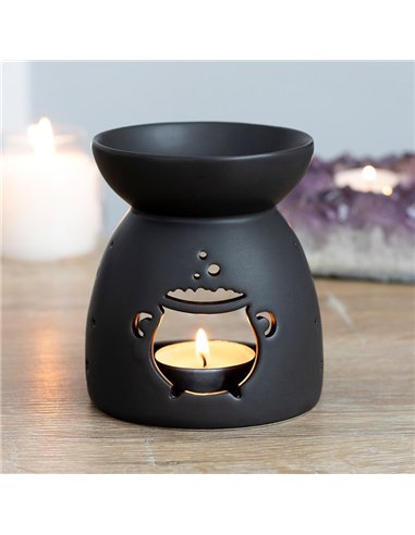 Black Cauldron Cut Out Oil Burner OB_35830