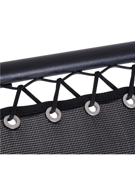 Outsunny Folding & Reclining Outdoor Sun Lounger with Head Pillow, Black - pic 13974 | FastDaddyshop