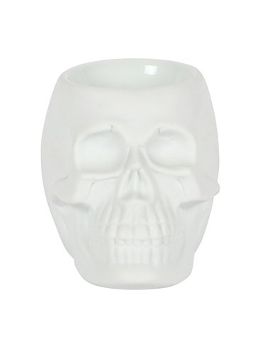 White Skull Oil Burner OB_46230