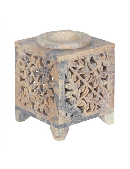 Moroccan Arch Cutout Soapstone Oil Burner OB_48130 - pic 139751 | FastDaddyshop