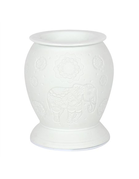 Elephant White Ceramic Electric Oil Burner and Wax Warmer OB_50631 - pic 139754 | FastDaddyshop