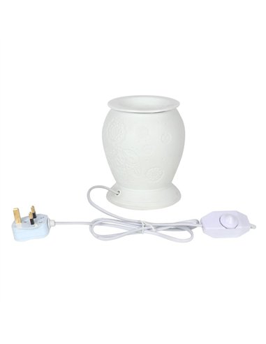Elephant White Ceramic Electric Oil Burner and Wax Warmer OB_50631