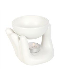 White Hand Ceramic Oil Burner OB_51824