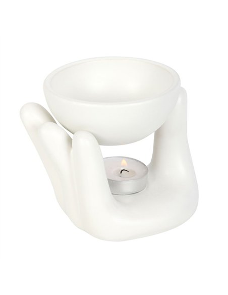 White Hand Ceramic Oil Burner OB_51824 - pic 139759 | FastDaddyshop