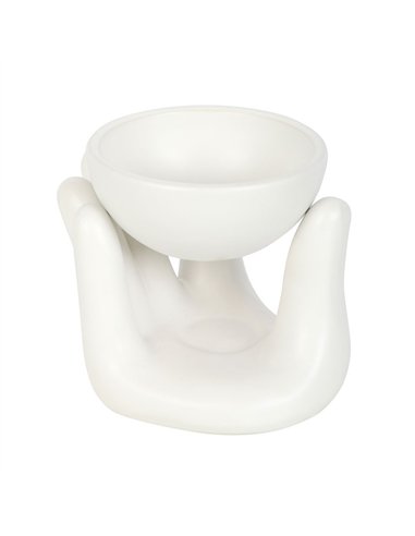 White Hand Ceramic Oil Burner OB_51824