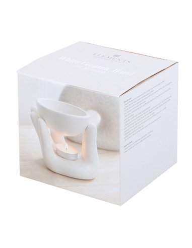 White Hand Ceramic Oil Burner OB_51824