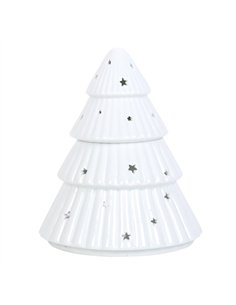 White Christmas Tree Oil Burner OB_72122