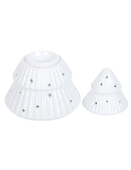 White Christmas Tree Oil Burner OB_72122 - pic 139801 | FastDaddyshop