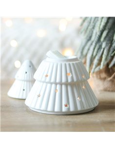 White Christmas Tree Oil Burner OB_72122 2