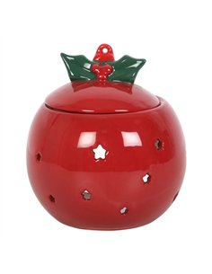 Red Bauble Oil Burner OB_72522
