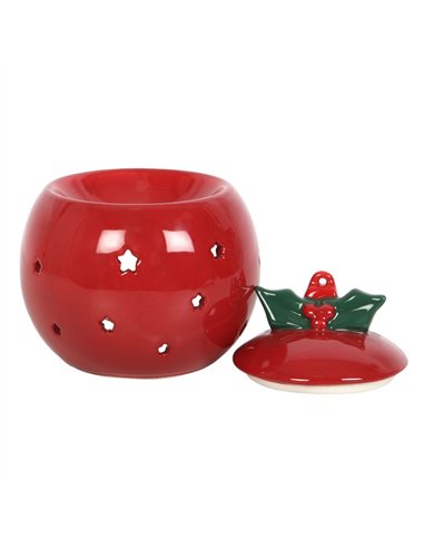 Red Bauble Oil Burner OB_72522