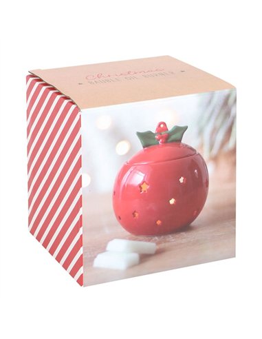Red Bauble Oil Burner OB_72522