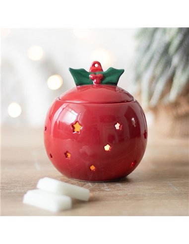 Red Bauble Oil Burner OB_72522