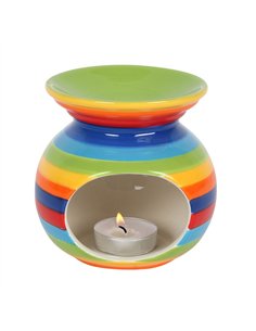 Rainbow Stripe Oil Burner OB_99830