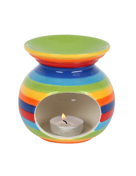 Rainbow Stripe Oil Burner OB_99830 - pic 139820 | FastDaddyshop