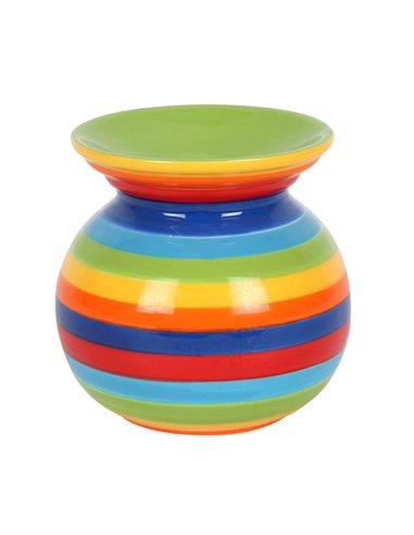 Rainbow Stripe Oil Burner OB_99830